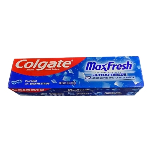 Colgate MaxFresh Toothpaste - Cool Mint (Blue & Red) - Picture 2 of 6
